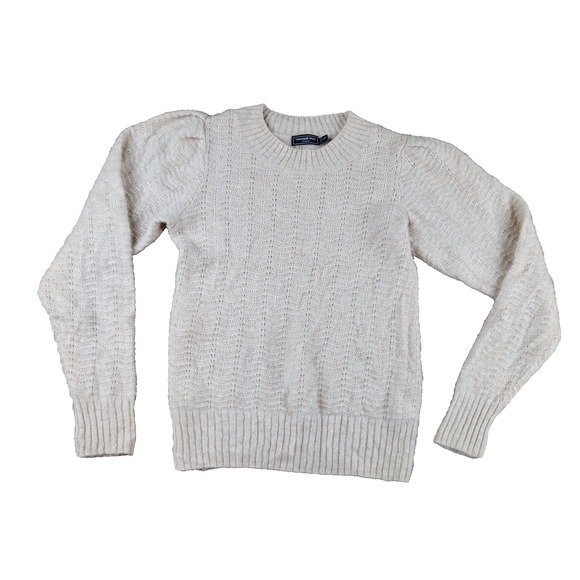 Vineyard Vines Sweaters - Vineyard Vines Womens Seaspun Cashmere Pointelle Sweater XXS Lightweight Soft